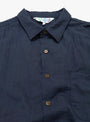 Grande Shirt Navy by TDR at Couverture and The Garbstore placket