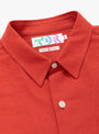 The Made in Japan Grande Shirt from TDR comes in Red at Couverture & The Garbstore collar 