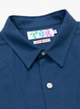 The Made in Japan Grande Shirt from TDR comes in Royal Blue at couverture & the Garbstore collar 