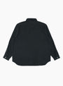 Double Pocket Grande Shirt Black from TDR at Couverture & The Garbstore back 