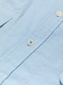 Double Pocket Grande Shirt Light Blue from TDR at Couverture & The Garbstore button 