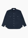 Double Pocket Grande Shirt Navy at Couverture & The Garbstore
front