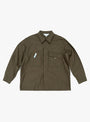 Warden Shirt Olive by TDR at Couverture and The Garbstore 