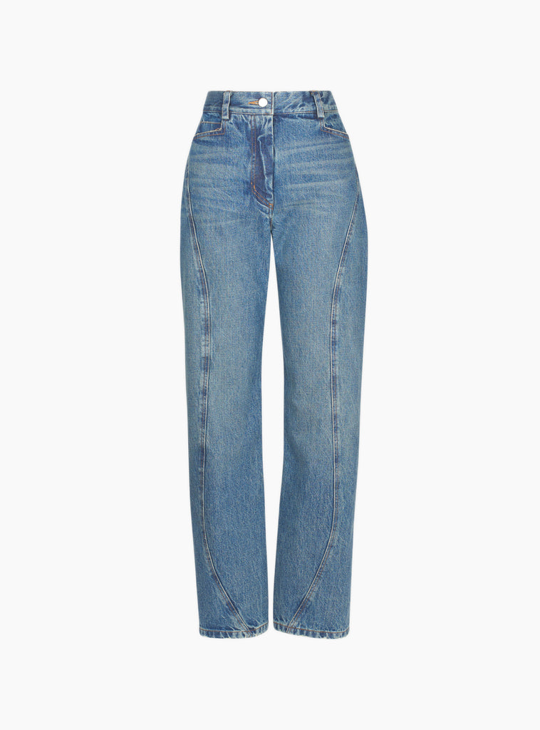 Swerve Jeans Aged Indigo by Rachel Comey at Couverture & The Garbstore Ghost