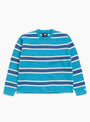 The Striped Sweater from Stüssy comes in Blue at Couverture & The Garbstore
front