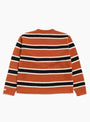 The Striped Wool Sweater from Stüssy comes in Umber at Couverture & The Garbstore
back 