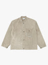  Forge-Guard Suede Jacket Light Grey from TDR at Couverture and The Garbstore
front 