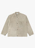 Forge-Guard Suede Jacket Light Grey from TDR at Couverture and The Garbstore
front 