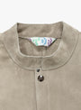  Forge-Guard Suede Jacket Light Grey from TDR at Couverture and The Garbstore
neckline 