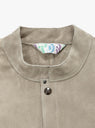  Forge-Guard Suede Jacket Light Grey from TDR at Couverture and The Garbstore
neckline 