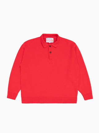 Polo Sweater Cherry by The English Difference | Couverture & The Garbstore