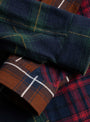 Triple Plaid Shirt Multi by Dime at Couverture and The Garbstore fabric 