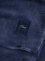 Reverse Stitch Crewneck Washed Navy by Dime at Couverture and The Garbstore patch 