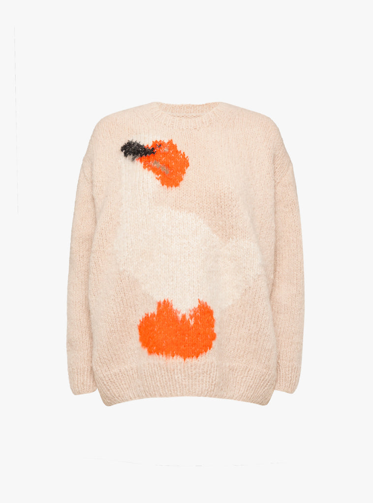 Duck Penguin Jumper Beige
