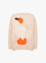 Duck Penguin Jumper Beige