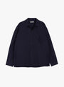Wray Shirt Navy by YMC at Couverture & The Garbstore Front