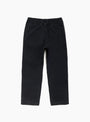 The Cotton Twill Beach Pant from Stüssy comes in Black at Couverture & The Garbstore
front 