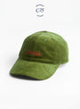 C25 Ken Park Corduroy Cap Khaki and Red from Couverture & The Garbstore 
front 