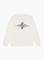 Skull Wings Pigment Dyed LS Tee Natural at Couverture & The Garbstore 
Back