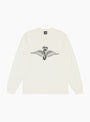 Skull Wings Pigment Dyed LS Tee Natural at Couverture & The Garbstore 
Front 