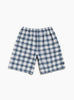 The Plaid Beach Short from Stüssy comes in Blue at Couverture & The Garbstore
front 