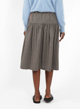 Willow Skirt Brown Mini Check by Sideline | Couverture & The Garbstore