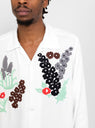 Floral Embroidery Shirt White by Noma t.d. by Couverture & The Garbstore