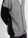 Hand Knit Mohair Cardigan Black and Grey by Noma t.d. by Couverture & The Garbstore