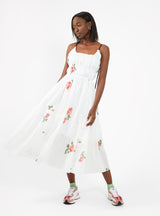 Ksana Dress White Multi by Naya Rea | Couverture & The Garbstore