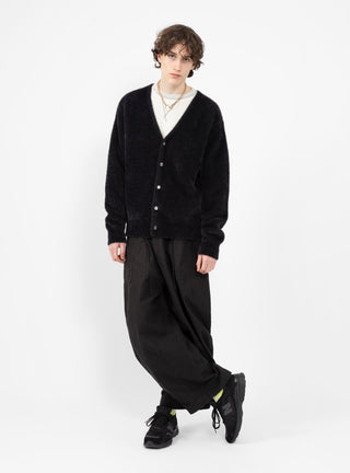 Shaggy Cardigan Black by Stüssy | Couverture & The Garbstore
