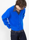 Shaggy Cardigan Royal Blue by Stüssy by Couverture & The Garbstore
