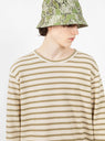 X Sweatshirt Olive & Ecru by YMC | Couverture & The Garbstore