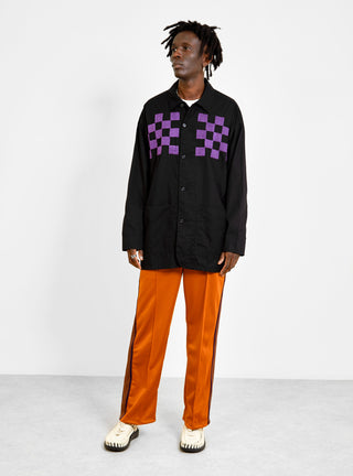 Checker Embroidered Block Jacket Black by Noma t.d. | Couverture & The Garbstore