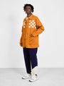 Checker Embroidered Block Jacket Walnut by Noma t.d. | Couverture & The Garbstore