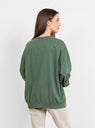 Drop Shoulder Sweatshirt Moss Green by Raquel Allegra | Couverture & The Garbstore