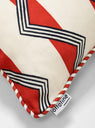 Moroccan Stripes Cushion Red by Ottoline by Couverture & The Garbstore