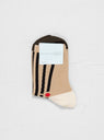 Match Stick Crew Socks Beige by Hansel From Basel by Couverture & The Garbstore