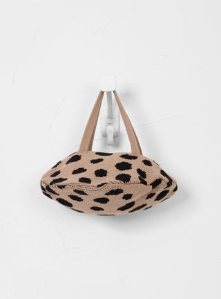 Spotted Mini Pita Bag Beige by Hansel From Basel by Couverture & The Garbstore