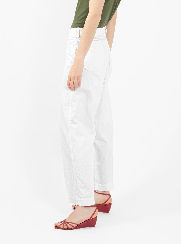 Herringbone Trousers Off White by Chimala | Couverture & The Garbstore
