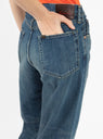 Distressed High-Rise Straight Jeans Blue by Chimala by Couverture & The Garbstore