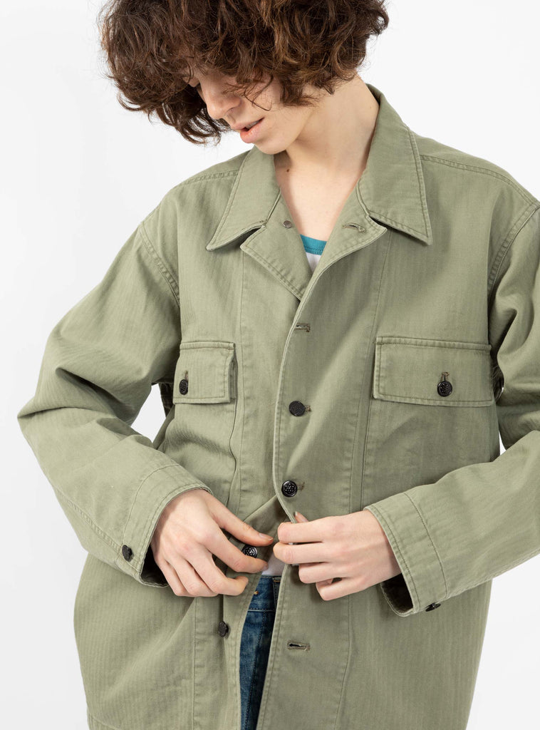 Wide Jacket Khaki Green by Chimala | Couverture & The Garbstore