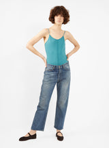 Vintage High-Rise Straight Jeans Blue by Chimala | Couverture & The Garbstore
