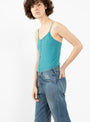 Superfine Under Tank Teal by Bassike | Couverture & The Garbstore