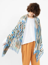 Alhambra Scarf Blue by Mapoesie | Couverture & The Garbstore