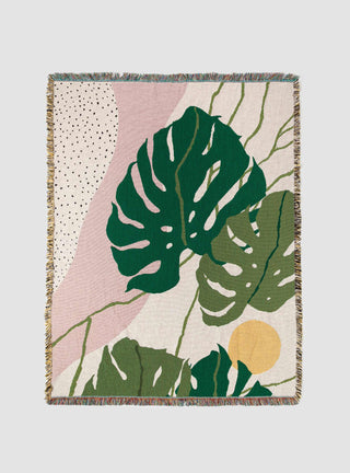 Ashby Throw Green by Slowdown Studio by Couverture & The Garbstore