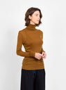 Turtleneck Top Tawny Brown by Closed | Couverture & The Garbstore