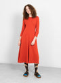 Big Sweep Midi Dress Firefly by Raquel Allegra | Couverture & The Garbstore