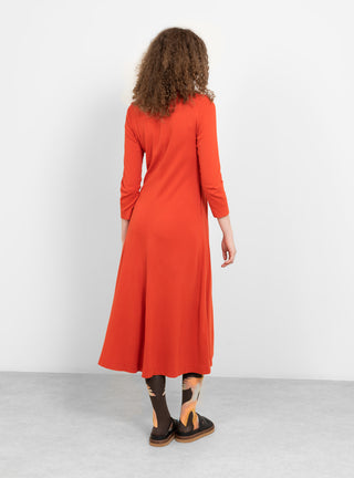 Big Sweep Midi Dress Firefly by Raquel Allegra by Couverture & The Garbstore