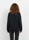 Drop Shoulder Sweatshirt Black Tiger by Raquel Allegra | Couverture & The Garbstore