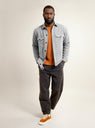 Wool CPO Shirt Grey by Garbstore by Couverture & The Garbstore